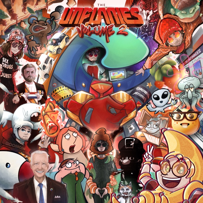 Cover art for The Unfunnies II by Explorers of the Internet